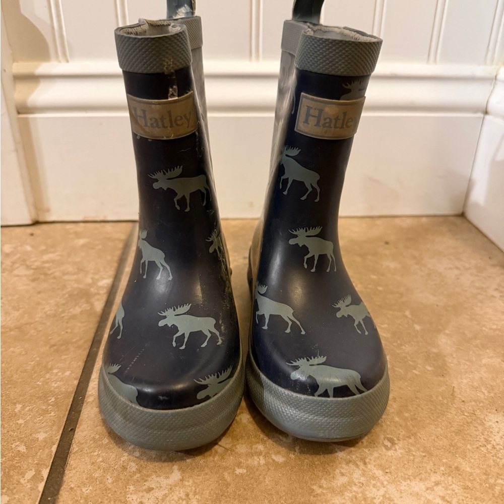 Hatley Moose Print Rain Boots